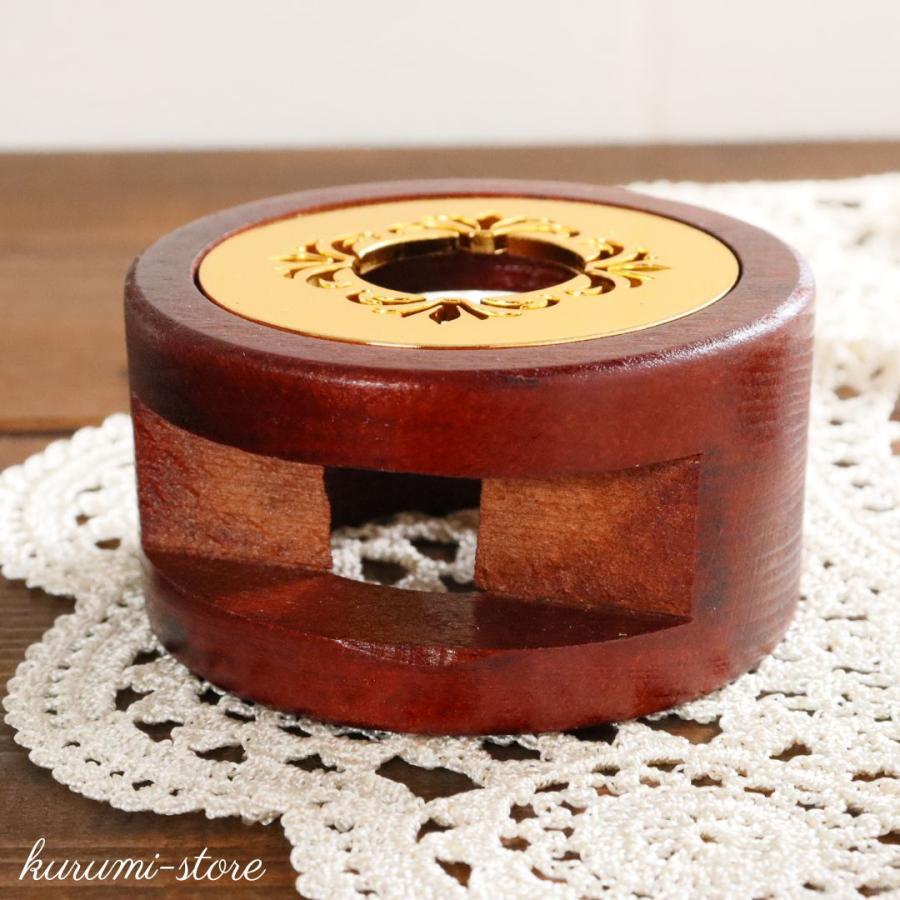 メルトポット シーリングスタンプ 炉 木製 封蝋 コラージュ素材
