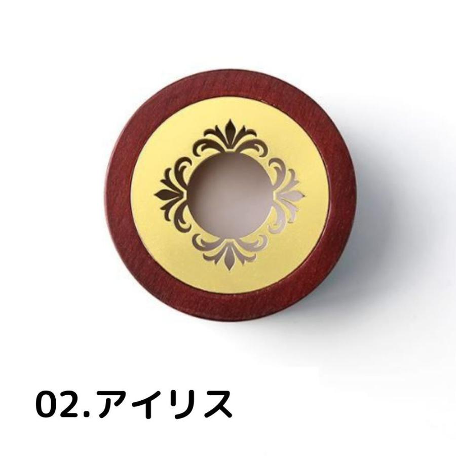 メルトポット シーリングスタンプ 炉 木製 封蝋 コラージュ素材