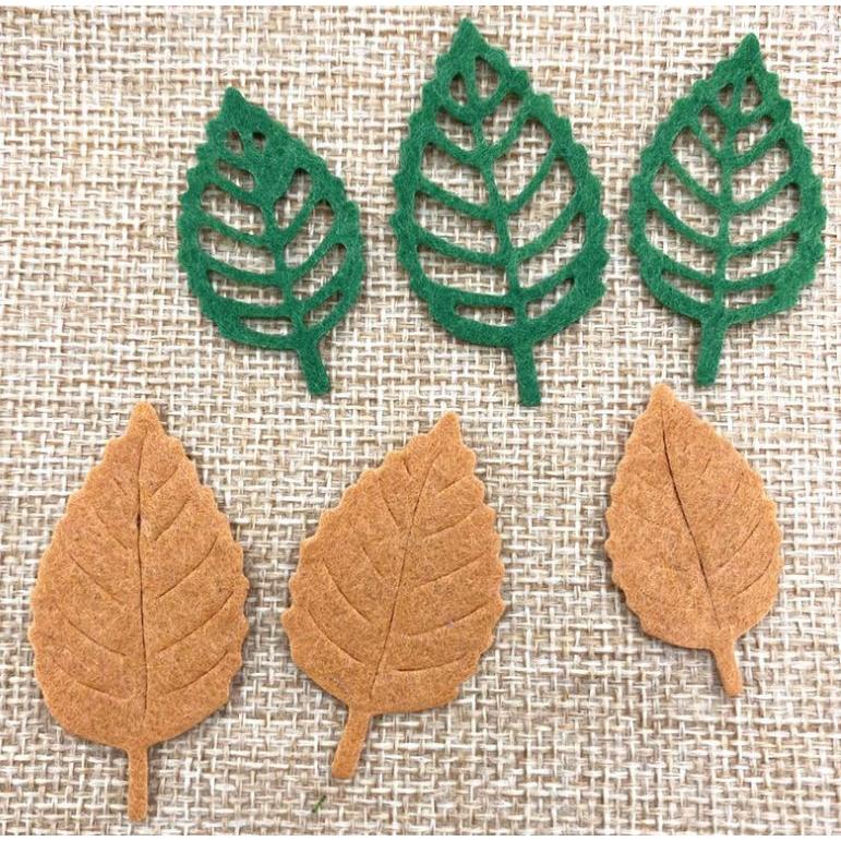 カッティングダイ ダイカット型 葉 葉っぱ スクラップブッキング