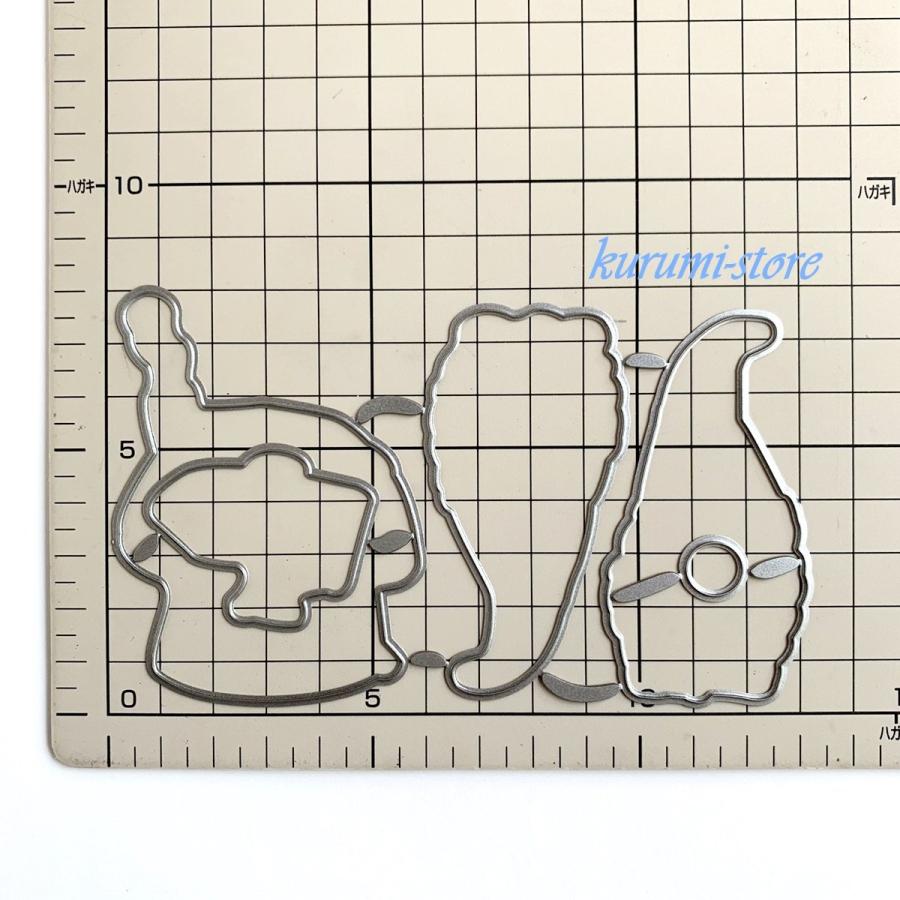 クリアスタンプ カッティングダイ 小人 家 海外 ダイカット型