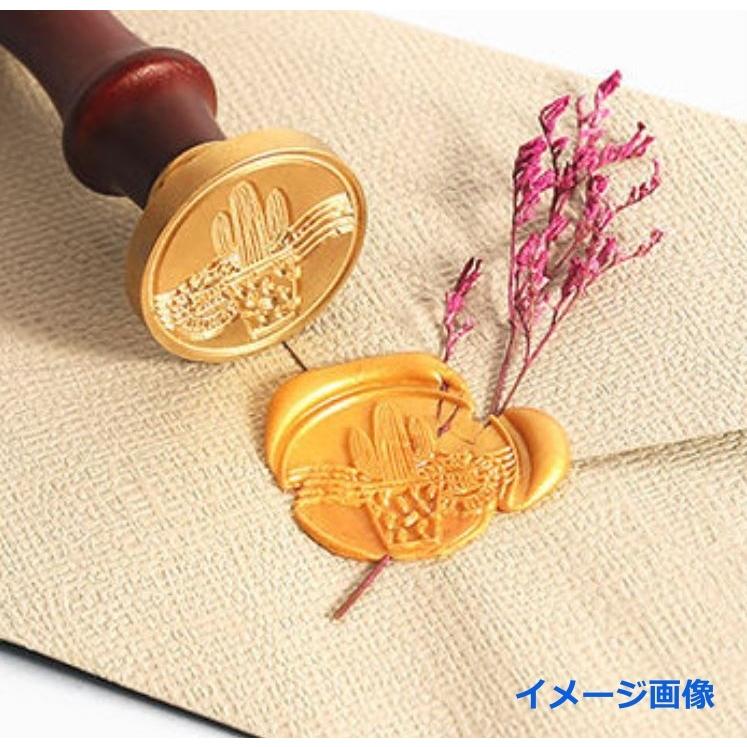 シーリングスタンプ ヘッド 25mm ローズ 花 薔薇 バラ 植物 ハーブ