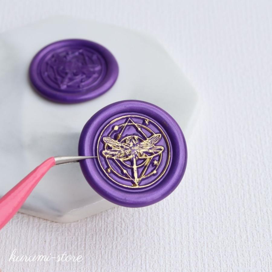 シーリングスタンプ ヘッド 25mm 蜂 ハチ 昆虫 虫 封蝋 コラージュ素材