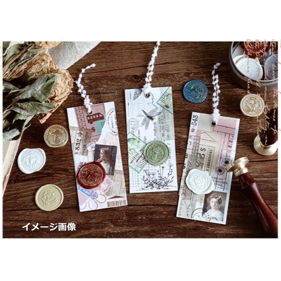 シーリングスタンプ ヘッド 30mm 薔薇 バラ ばら 花 植物 封蝋