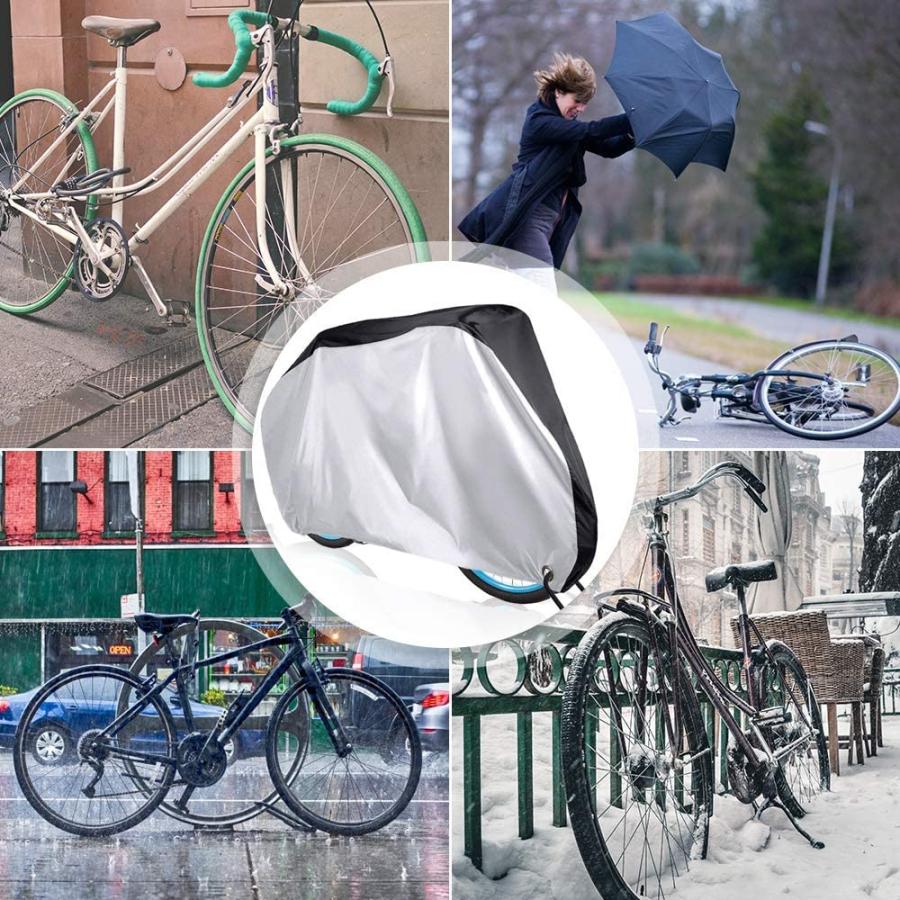 自転車カバー 厚手 防水 クス製 防犯防風 20-29インチ対応 210D 自転車カバー 厚手 防水 クス製 防犯防風 20-29インチ対応 210D