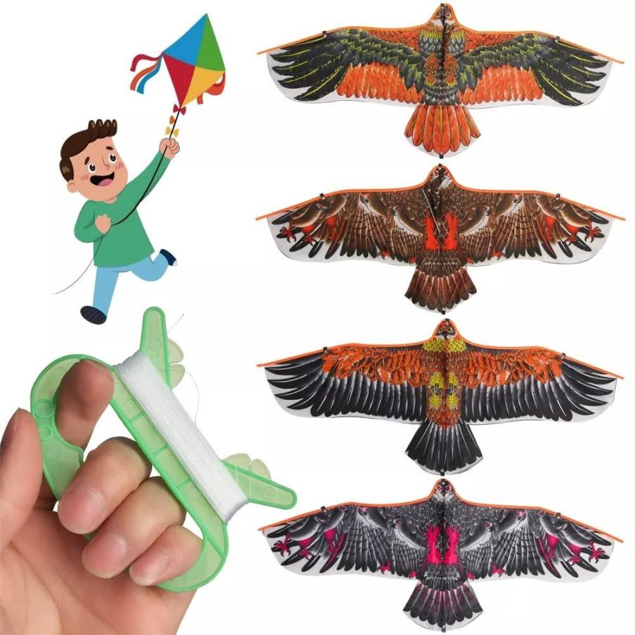 新作販売 子供 1 1メートル ワシ 凧 30メートル 尾持つ大き 空飛ぶ鳥 屋外スポーツ おもちゃ 家族 贈り物 庭 Cisama Sc Gov Br