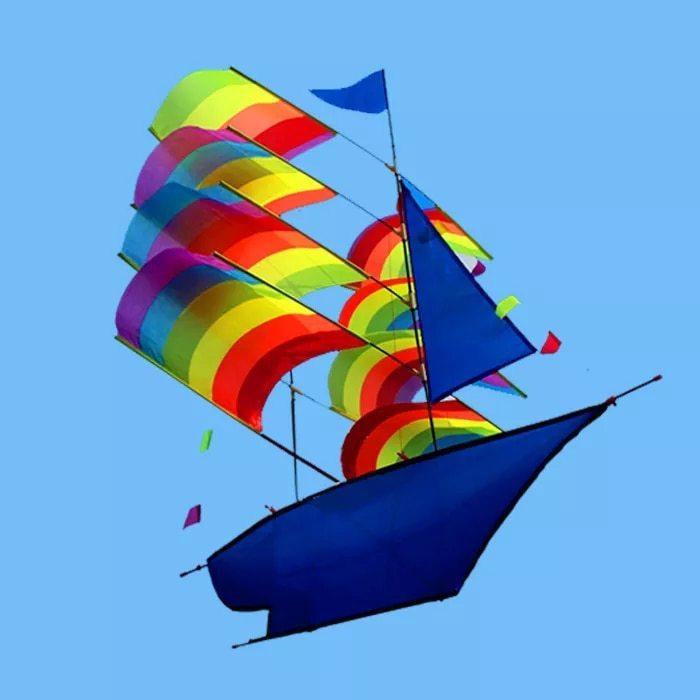 割引発見 2021 子供と大人 3d屋外シングルラインヨットフライングカイトレインボー船 おもちゃゲームアクティビティ atlantide1.com atlantide1.com
