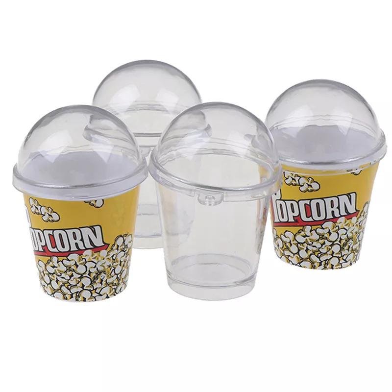 プラスチックカップ 10個 ドーム型 蓋付き ミニチュアカップ ドールハウス ポップコーン アイスクリーム ジュエリーアクセサリー 0001 0194 001 Kururu 通販 Yahoo ショッピング