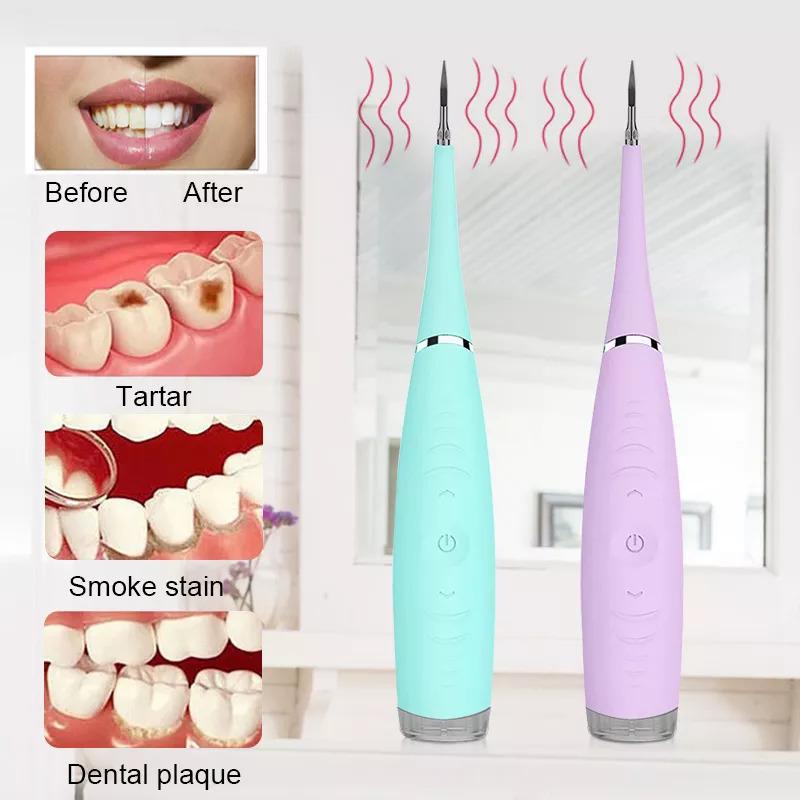 電気ソニック歯科用スケーラー 歯垢除去 携帯用歯除去装置 汚れや汚れ 除去 腔衛生 最新のデザイン