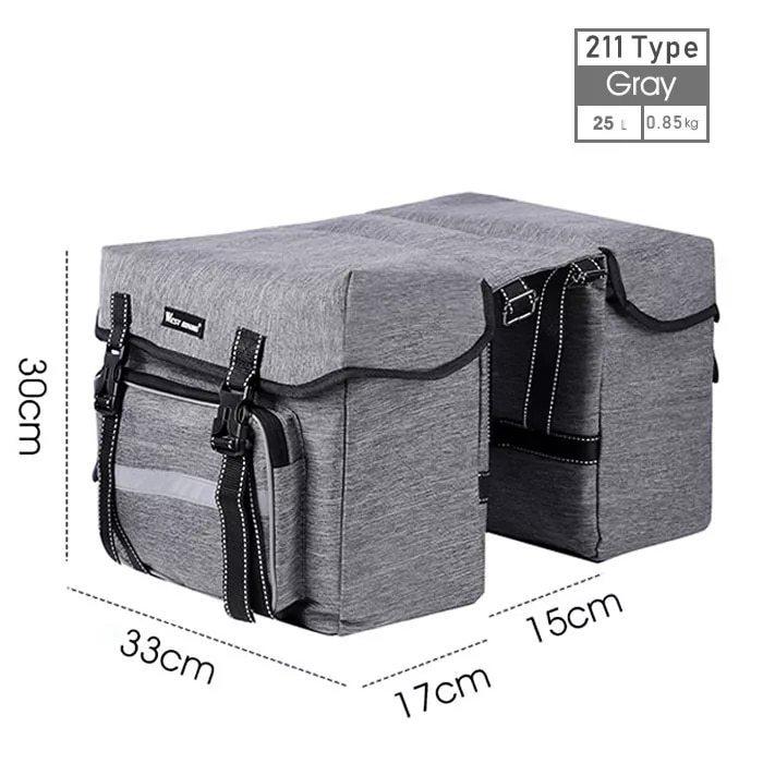 West Biking自転車バッグ トランクバッグ シートバッグ 容量25l 22 新作 マウンテンバイクまたロードバイク用 防水