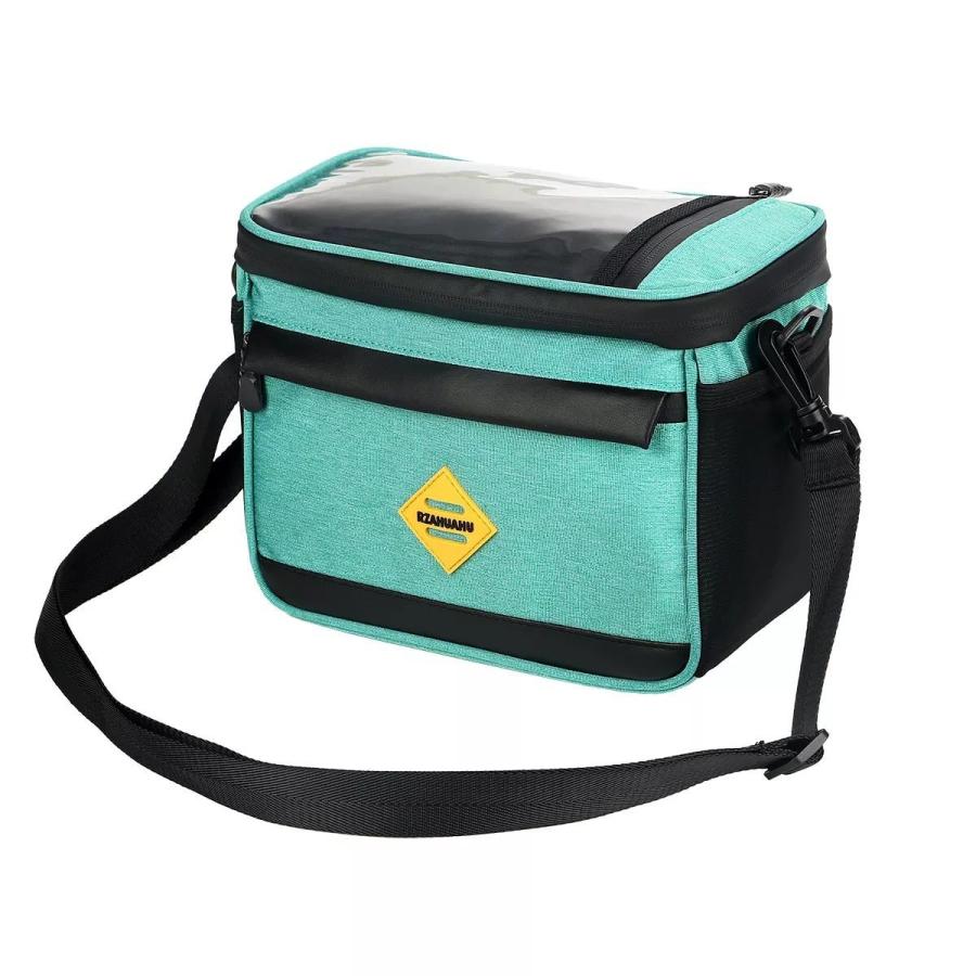 スマホ用自転車フレームバッグ ハンドルバーバッグ ウィンドウポケット アウトドアバイク用バッグ 自転車アクセサリー 高品質