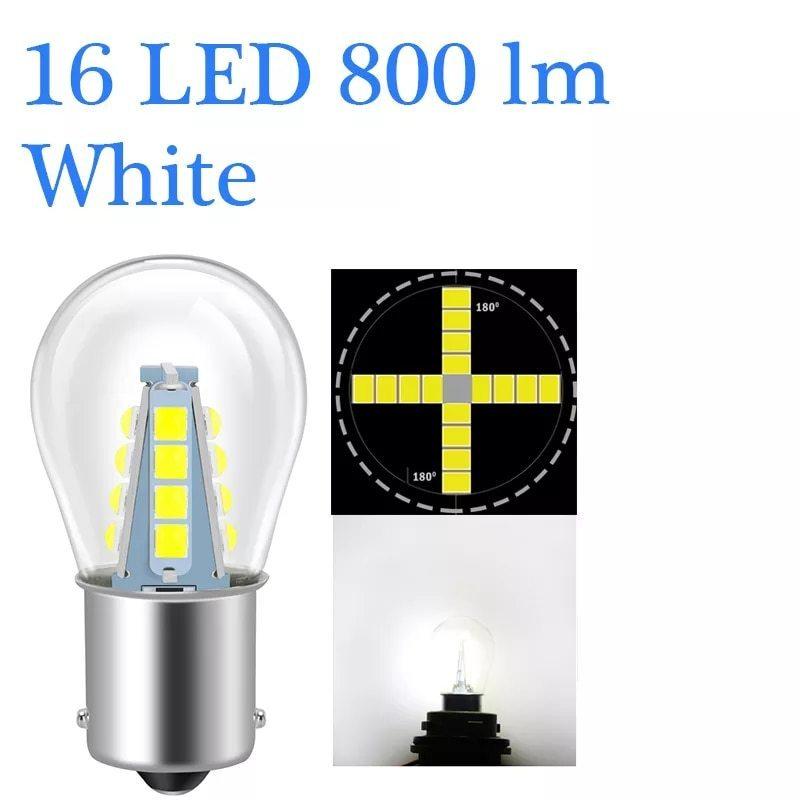 車 リバース信号用 Led電球 車 ライト Led P21w Ba15s S25 816 方向指示器 白drlランプ3030 K 12v 24v 1 0001 0314 001 Kururu 通販 Yahoo ショッピング