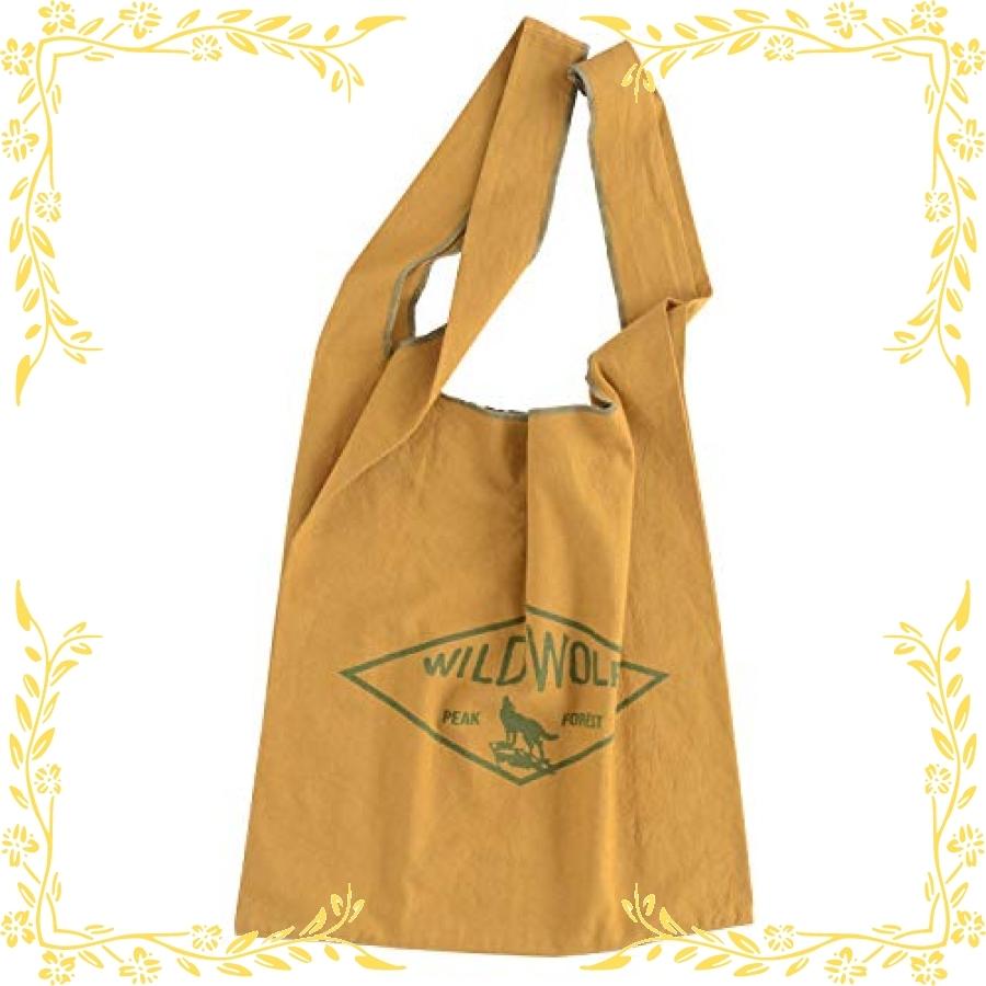 最高の品質の バッグ 人気商品 テクノプライム 装飾雑貨 ファッション小物 ベージュ 3840cm アンドパッカブル エコバッグ マルシェバッグ Wolf Www Threeriversofs Com