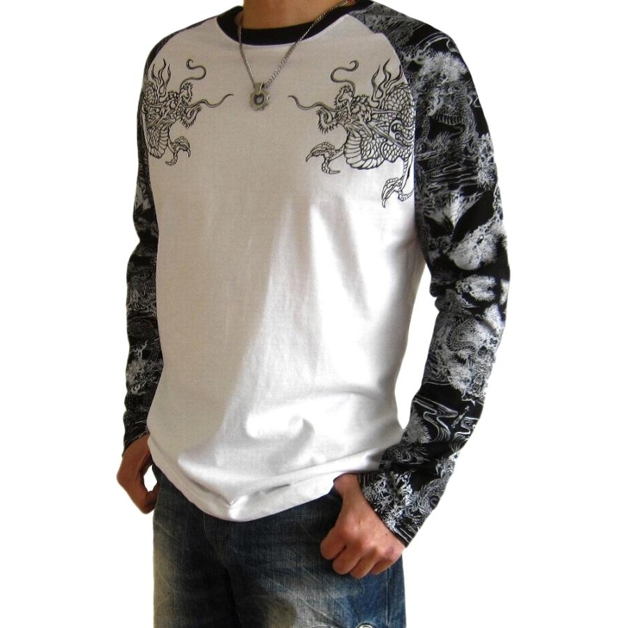 mtl214 和柄 長袖 Tシャツ ロンT ラグラン メンズ オラオラ系 mtl214 和柄 長袖 Tシャツ ロンT ラグラン メンズ オラオラ系