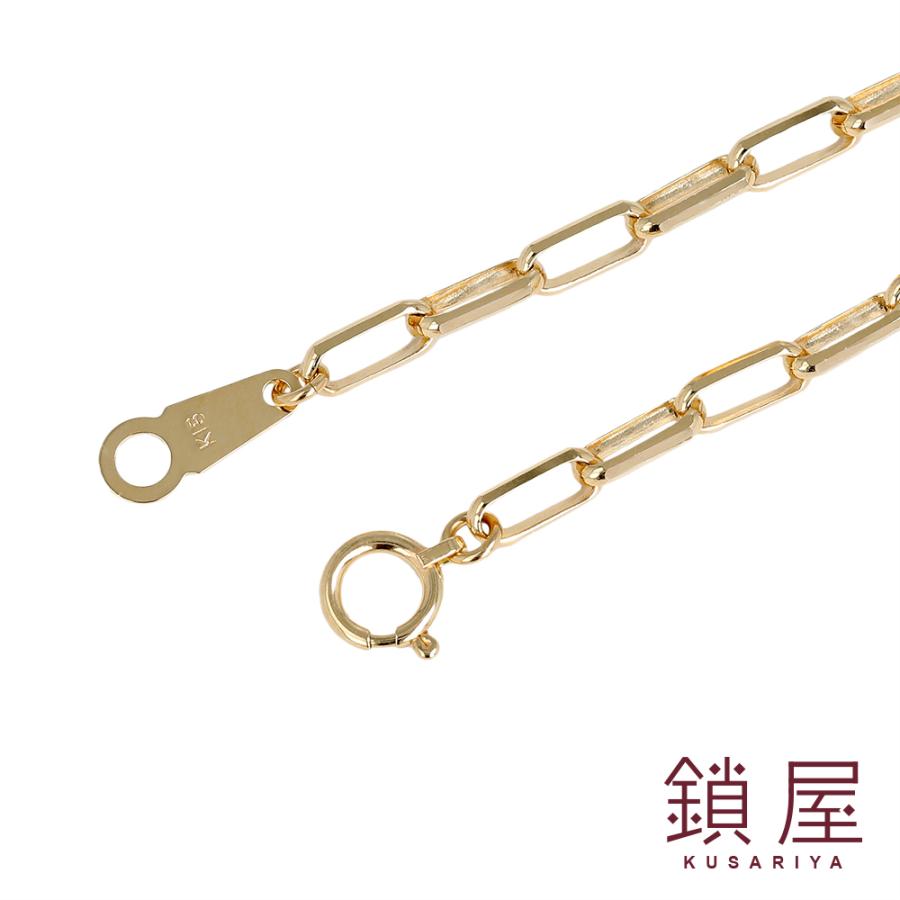 K18 18金 18k ロング小豆 ミラーノ ブレスレット スパルタカス サントス チェーン メンズ レディース チェーンだけ 本物 新品 あずき / ミラーノ 18cmの画像