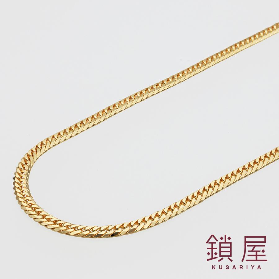 K18 18金 18k 喜平 ネックレス 幅3.5mm 中留 中折れ キヘイ チェーン