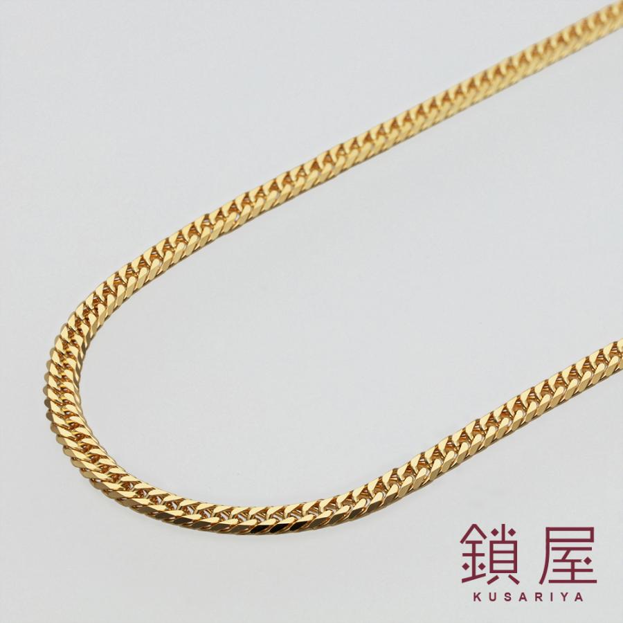 K18 18金 18k 喜平 ネックレス 幅3.4mm 中留 中折れ キヘイ チェーン