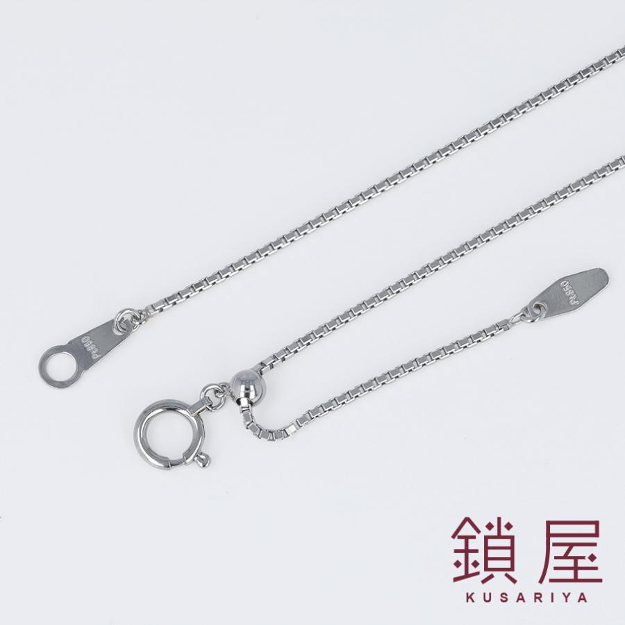 Pt850 プラチナ ベネチアン チェーン ネックレス レディース 30代 40代