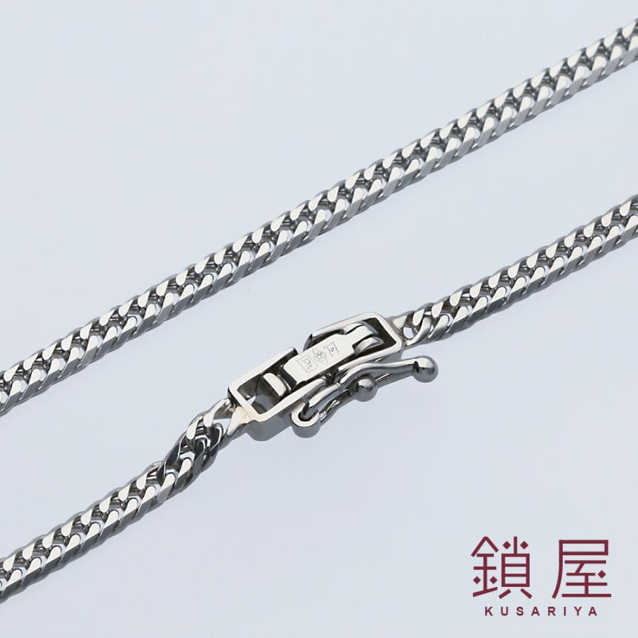Pt850 プラチナ喜平 ネックレス 幅2.4mm 中留 中折れ キヘイ チェーン メンズ レディース チェーンだけ 本物 造幣局検定 ホールマーク / 6面ダブル 50cm 11gの画像