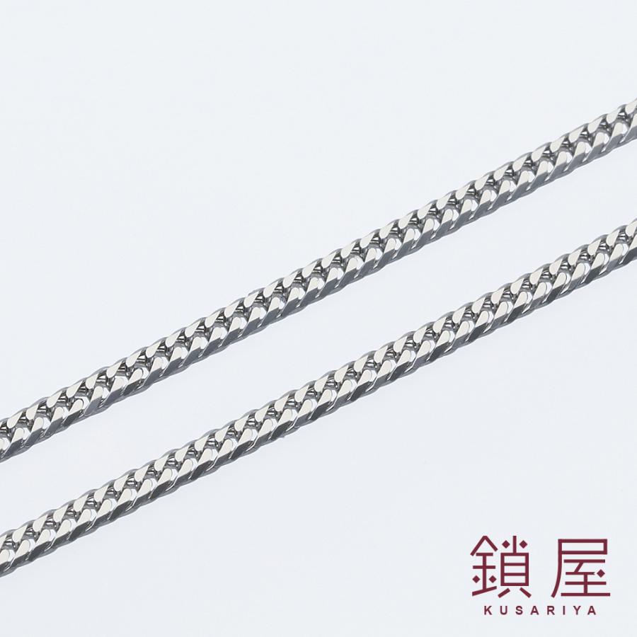 Pt850 プラチナ 喜平 ネックレス 幅3.3mm 中留 中折れ キヘイ チェーン