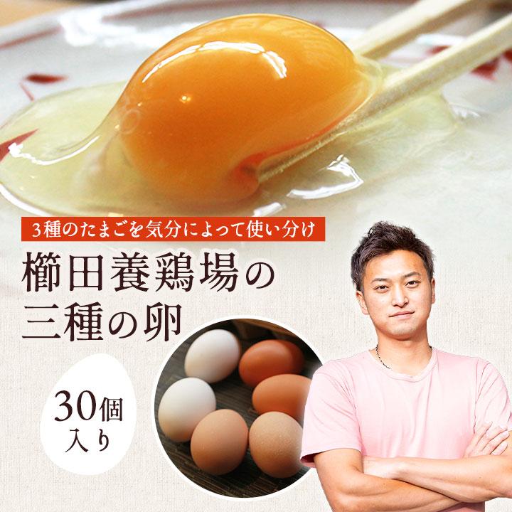 櫛田養鶏場のこだわりの卵 三種食べ比べセット 名古屋コーチンの卵10個 くしたま赤卵10個 くしたま白卵10個 合計30 個(※各種9個+1個破卵保証)（Yahoo!・櫛田養鶏場ヤフーショッピング店）