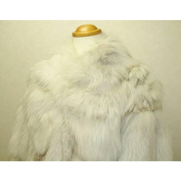 555-2】ブルーフォックス 毛皮 コート サイズM【菊地質店】 : 菊地質店