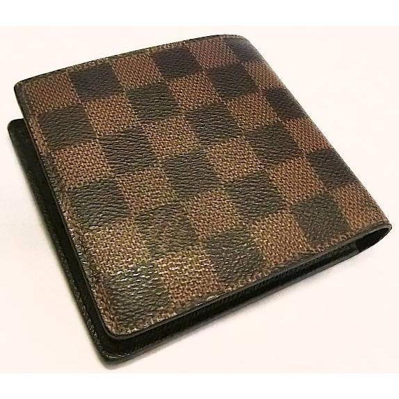 ルイヴィトン ポルトフォイユ マルコ ダミエ 折り財布 カード4枚 ルイヴィトン ポルトフォイユ マルコ ダミエ 折り財布 カード4枚