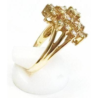 15-18】K18 ダイヤモンド2.00ct 指輪 14.5号【菊地質店】 天然 