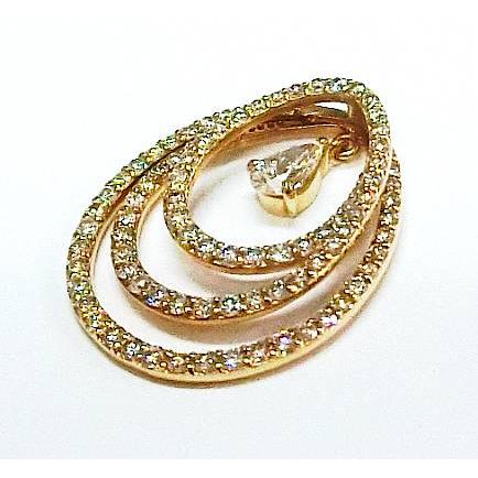 K18ダイヤモンドデザインペンダント K18 18金 ダイヤモンド クロス ペンダント Lサイズ / k18