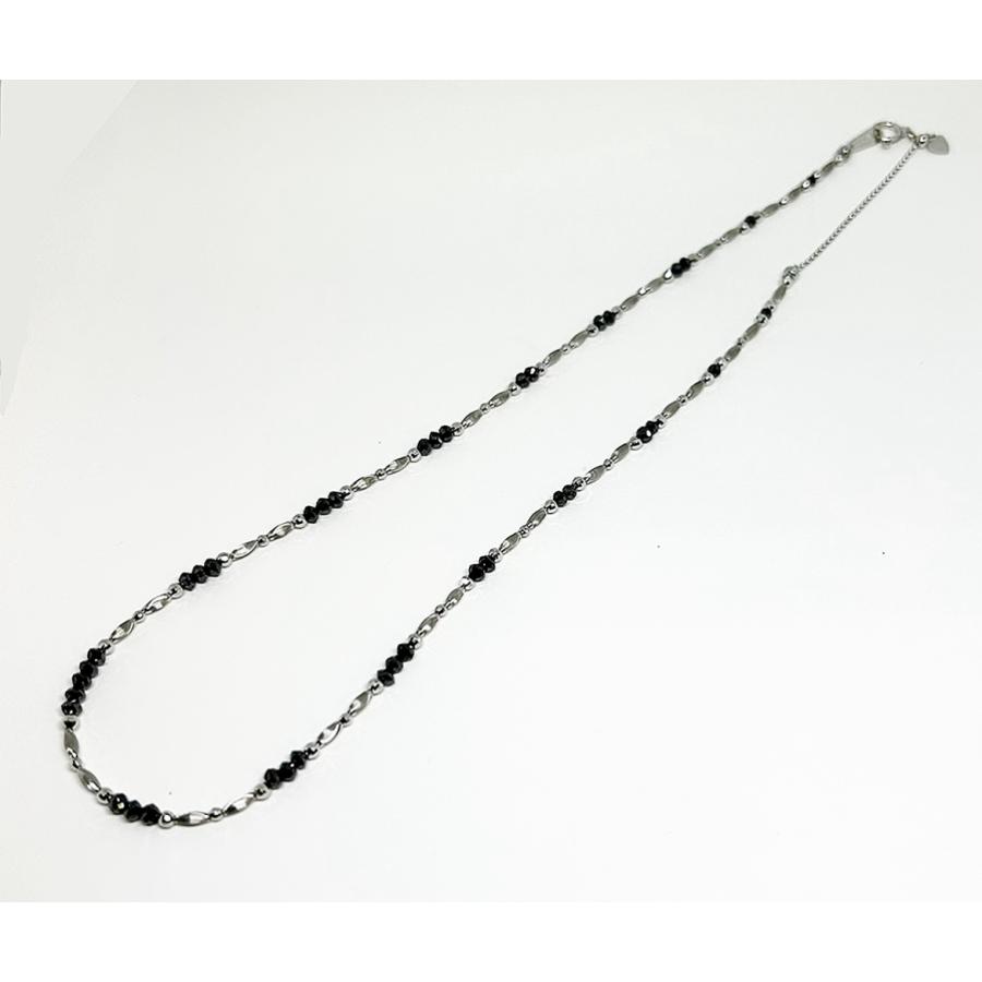 13-86】K18WG ブラックダイヤ7.00ct ネックレス【菊地質店】 : 菊地 