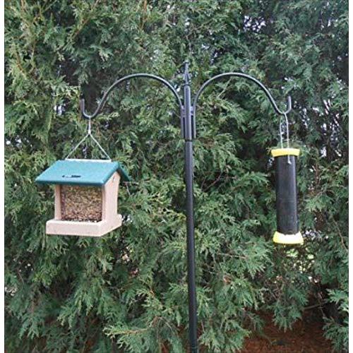 本日価格！！ バードチョイス2アームトッパーバードフィーダーポールセットリスバッフル付 【MY7988993836】(28442円)