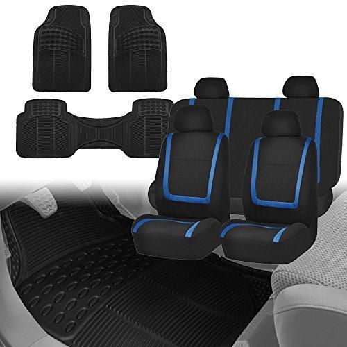 Fhグループfh Fb Uniqueフラット布自動車シートカバーとfブラックビニールフロアマット フィットほとんどの車 トラック Suv やバン ブルー B01l7oe24w Kushiroriver 通販 Yahoo ショッピング