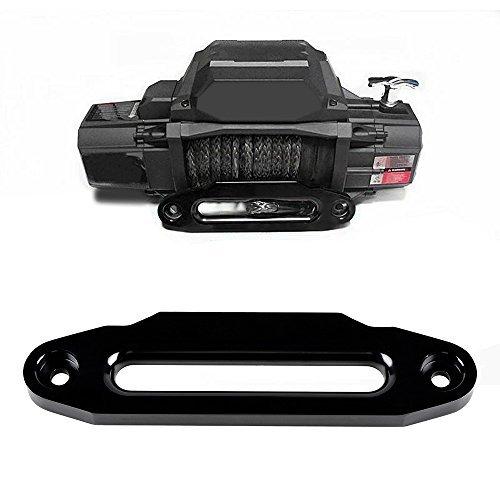 アルミニウム製ユニバーサル ホースフェアリード 8000 ポンド A A Atv Utv ウインチロープケーブル用 ジープトラック ブラック ふるさと納税 8000 ポンド