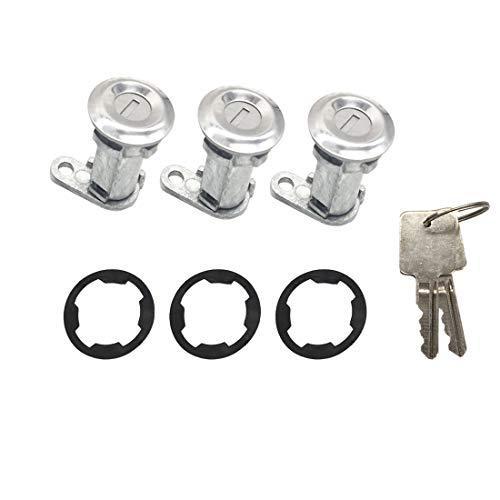 8122874K3 ドアロックシリンダー 鍵付き ジープラングラー YJ用 B07JLVDSM2kushiroriver 通販