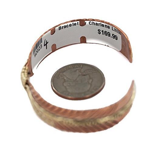 【最安値挑戦中】 本格手づくりナバホブラスネイティブアメリカン純銅ブレスレット 【C7813693000】(27818円)