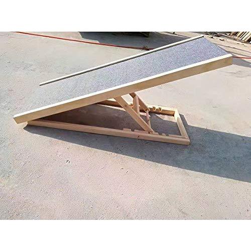 USED スリップしない高さ調節可能な犬用スロープ犬用%木折畳み式ペット用犬猫用%ハイベッド用%車用%負荷50 KG (サイズ:4ギア) 【MYK7085034779】(25224円)