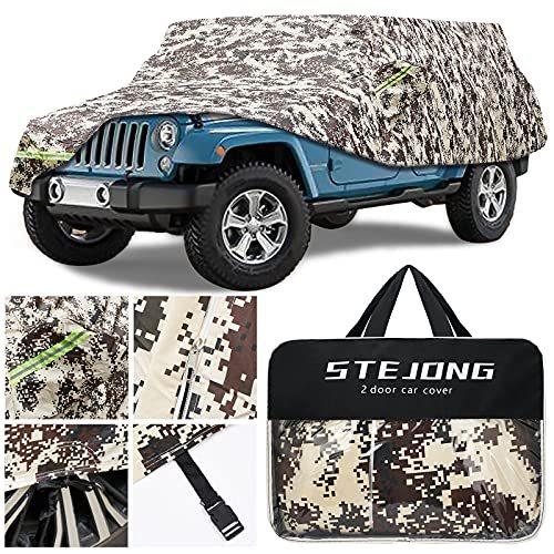 車カバー カスタムフィット ラングラー 1987 21 Jk Jl Cj Yj Tj 2ドア 通気性素材 防水 全天候保護 日光 雨 紫外線保護 Suvカバー 運転席ドアジッパー付 Vhnt5kwva1 Mohawkambulanceservice Com
