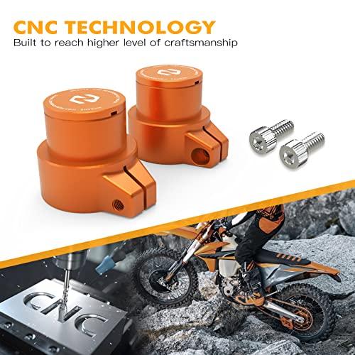 NICECNC Orange Front Fork Extender Raised 1.26´´KTM 390 Adventure 2020 2021 2022 2023、ビレットアルミニウム、CNC加工に対応 6