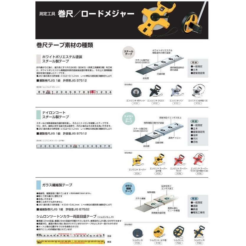 タジマ MIB 00 巻尺 ロード メジャー 測定 工具 鋼製 精密 測定用 補助具 ピーク スケール 【走り抜け】 ルーペ 本体