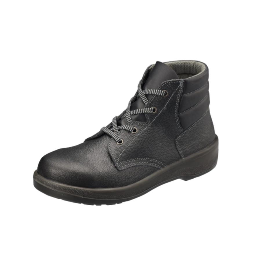 シモン 安全靴 中編 ハイカット 7522 黒 JIS 8101 S種 規格 ワイド