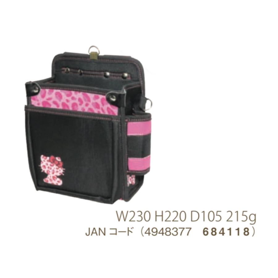 KH 基陽 HELLO KITTY ハロー キティ KT 07 P 腰袋 工具 袋 KH 基陽 HELLO KITTY ハロー キティ KT 07 P 腰袋 工具 袋