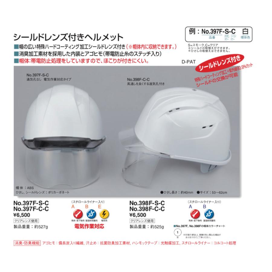 TOYO SAFETY トーヨー セフティー No 398 F S C シールド 付