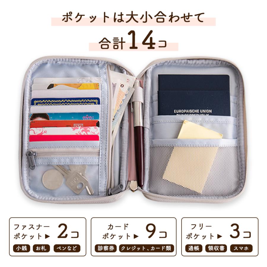 パスポートケース 家計管理 ケース 家計簿 袋分け マルチケース