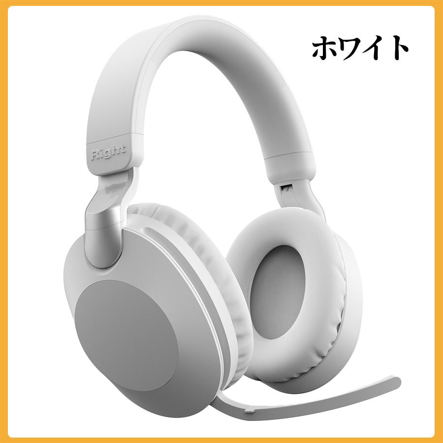 ワイヤレスヘッドホン 収納できるマイク付き Bluetooth クリア ワイヤレスヘッドホン 収納できるマイク付き Bluetooth クリア
