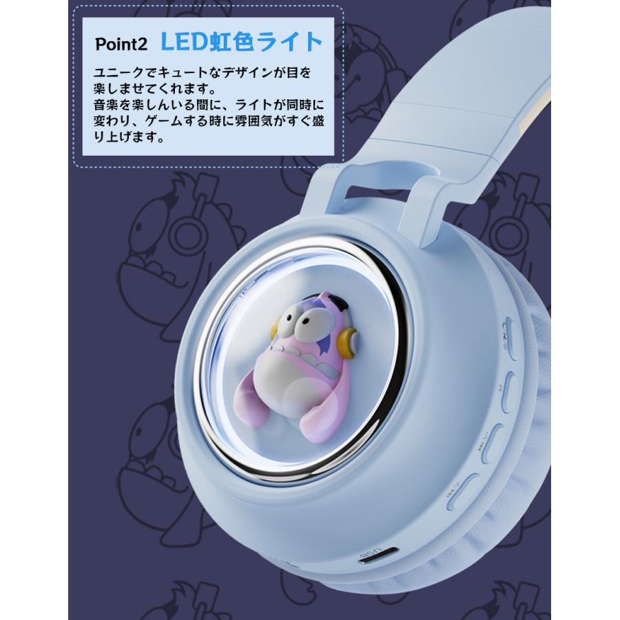 ワイヤレス ヘッドホン Bluetooth 子供用 大人用 有線&無線兼用 マイク