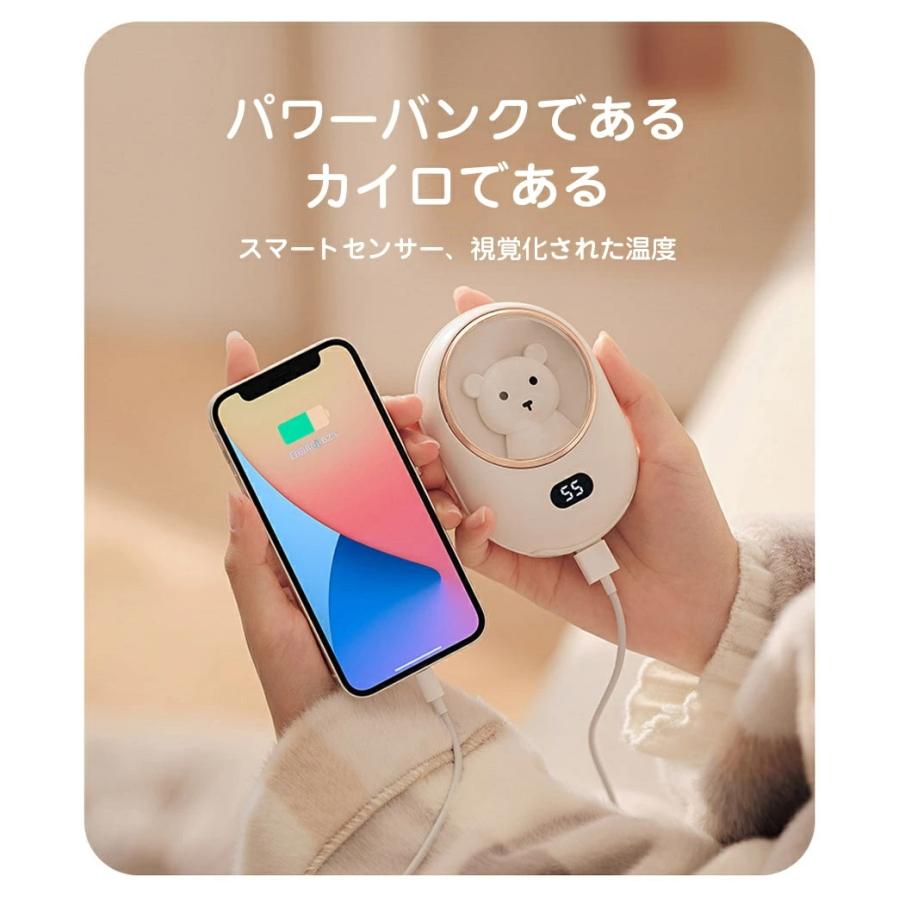 電気カイロ 充電式 2in1電気カイロ USB充電式カイロ ハンドウォーマー