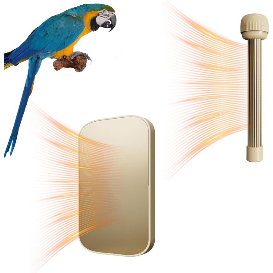 鳥かごヒーター 冬用 スタンド 低温発熱 やけど防止 小動物用ヒーター