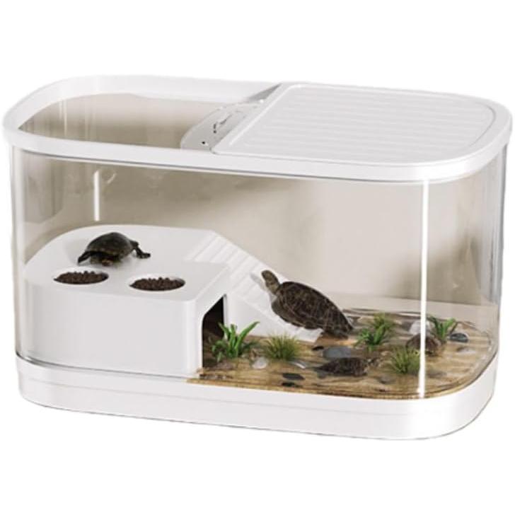 ヤドカリ飼育箱 小型高級ヴィラ カニ専用生態水槽 登り台 カメ飼育