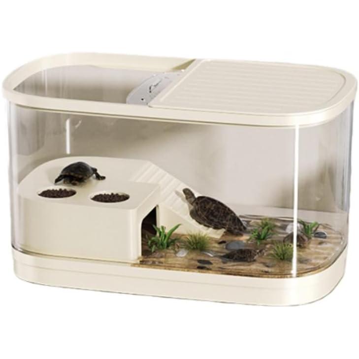 ヤドカリ飼育箱 小型高級ヴィラ カニ専用生態水槽 登り台 カメ飼育