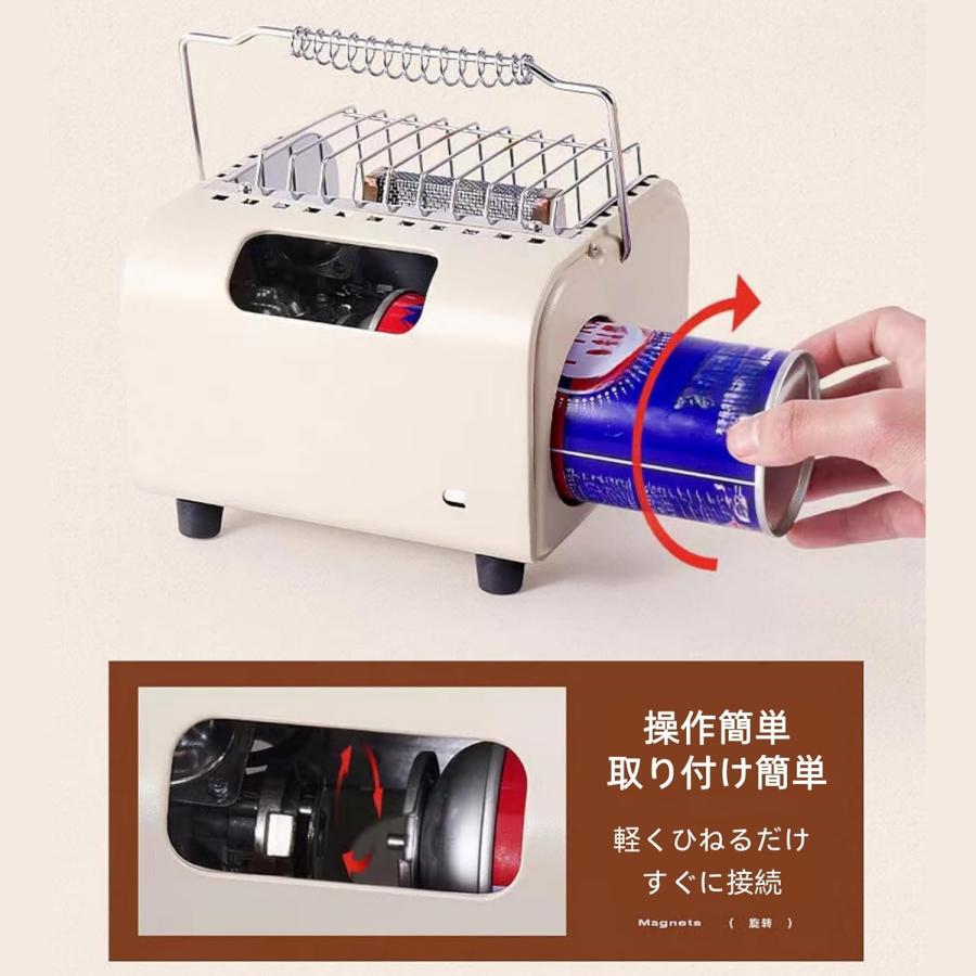 カセットガスストーブ アウトドア ミニヒーター ポータブル キャンプ