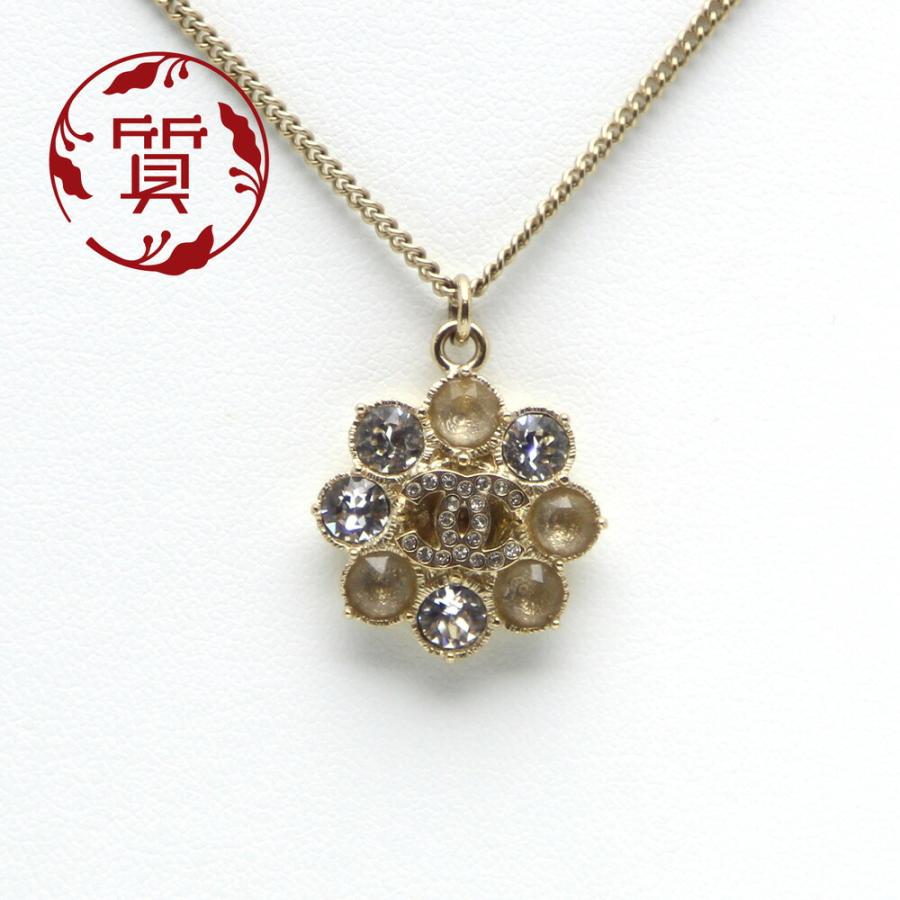 CHANEL 【楠本質店/元住吉】シャネル ラインストーン ネックレス ココ  